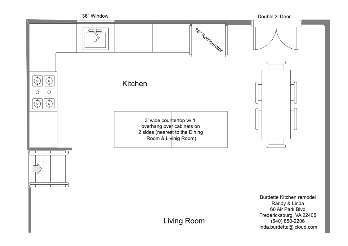 Kitchen Remodeling Floor Plan | EdrawMax Templates