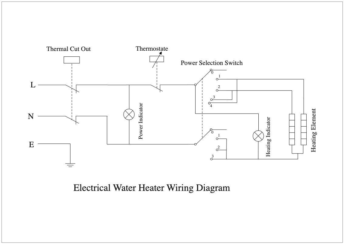 Electrical Water Heater Wiring Diagram