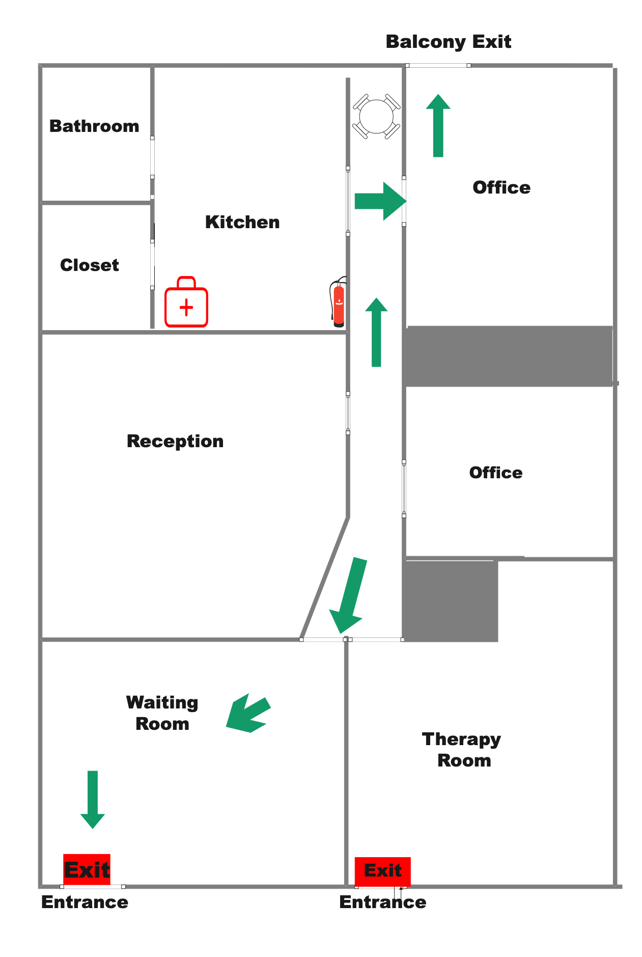 Fire Escape Plan For Office Example