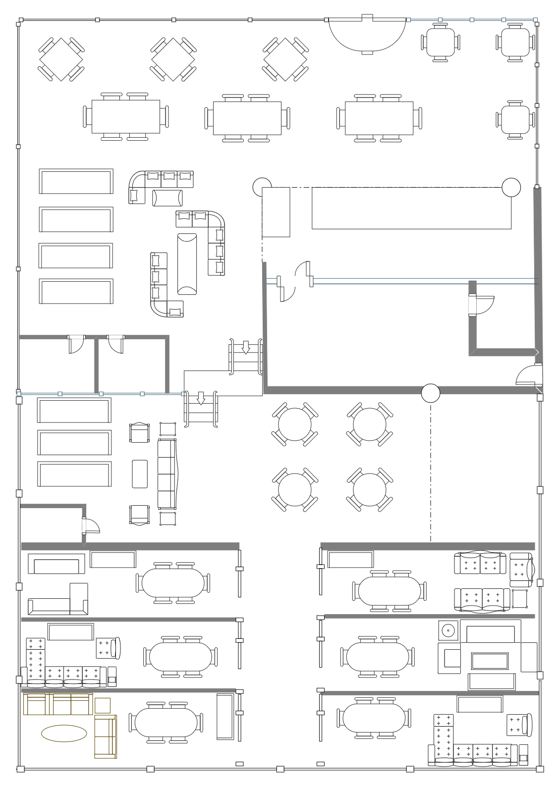 Floor Plan for Beauty Lounge