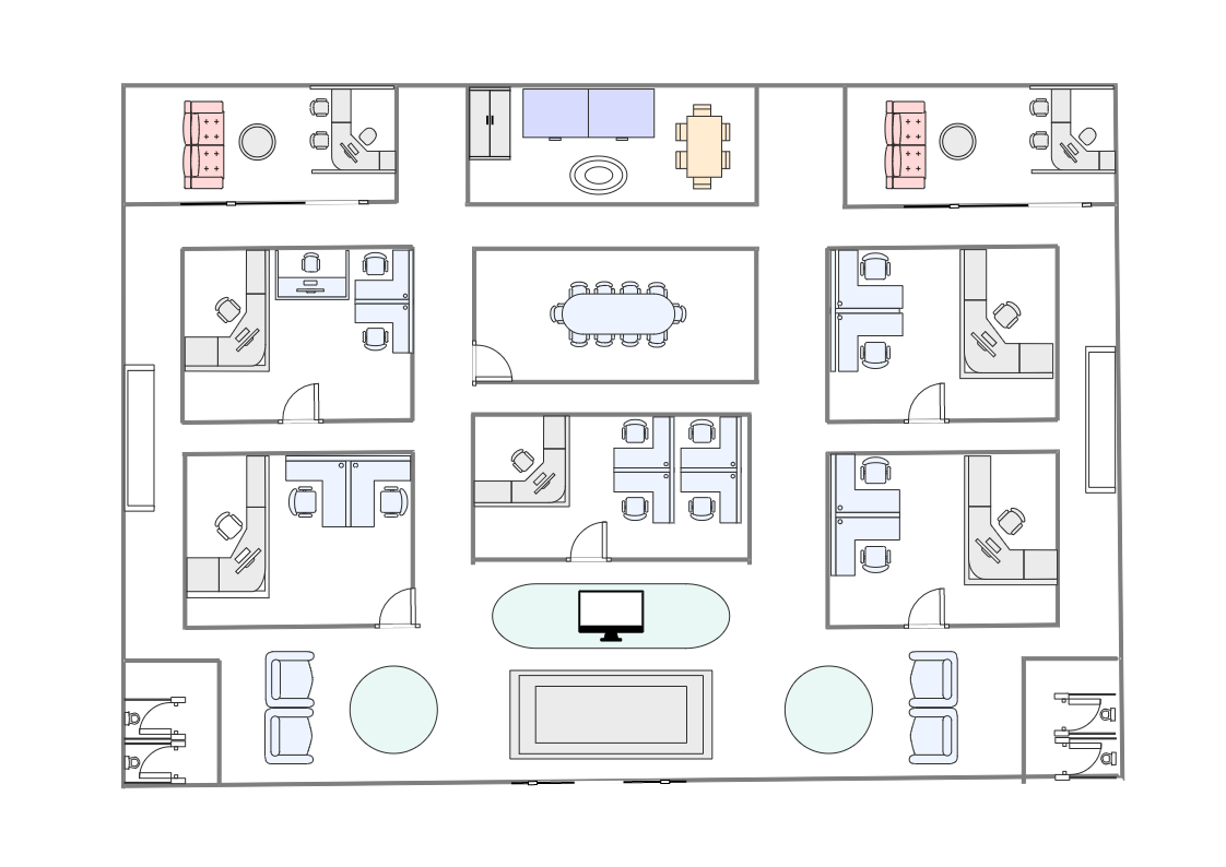 Office Layout Design Example
