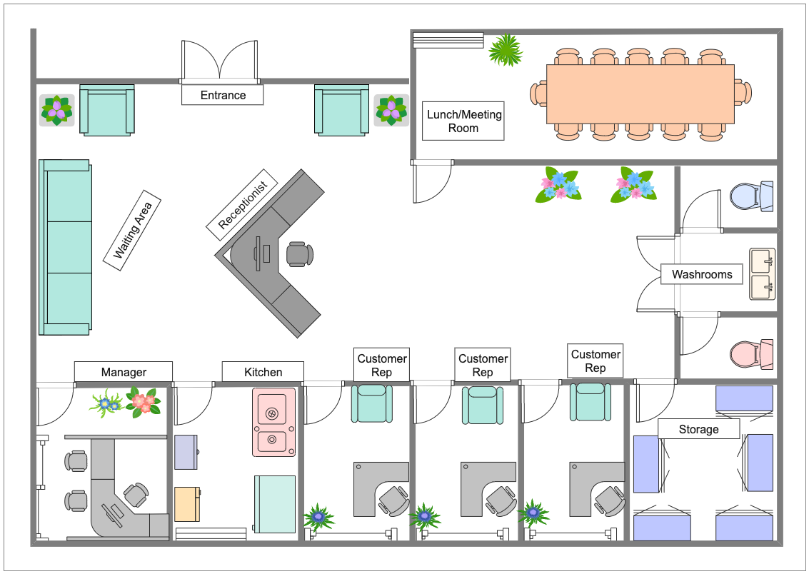 Crawford Office Layout Example