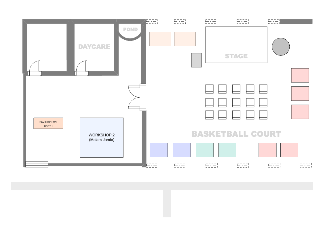 Floor Plan Design For Basketball Court