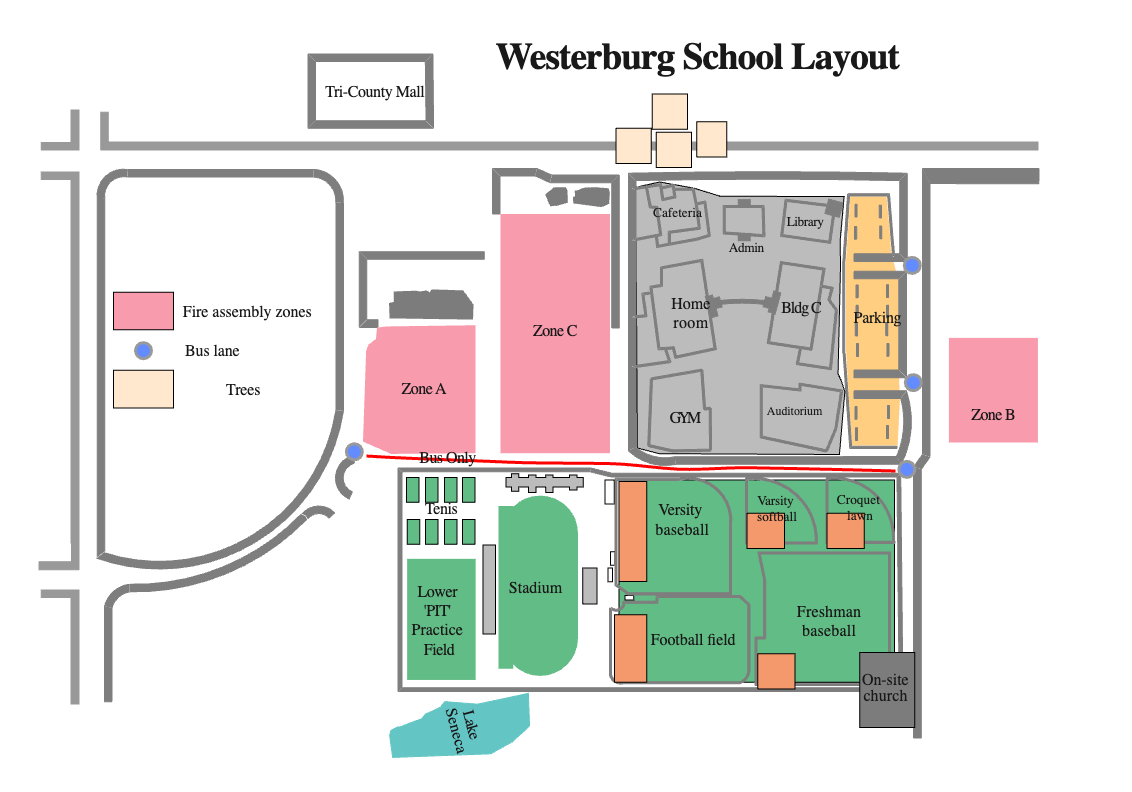 High School Floor Plan Design Example