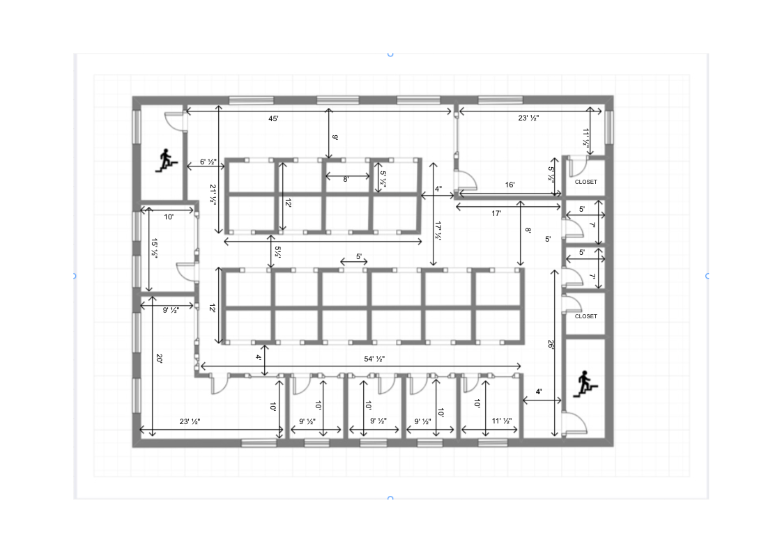 Floor Plan With Elaborated Dimensions