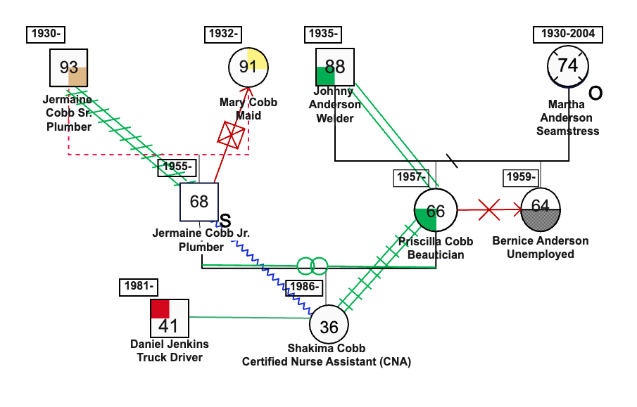 Detailed Personal Genogram Example