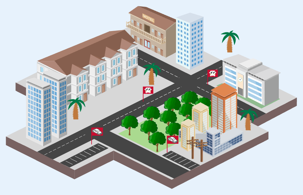 Example of 3D Map For a Colony