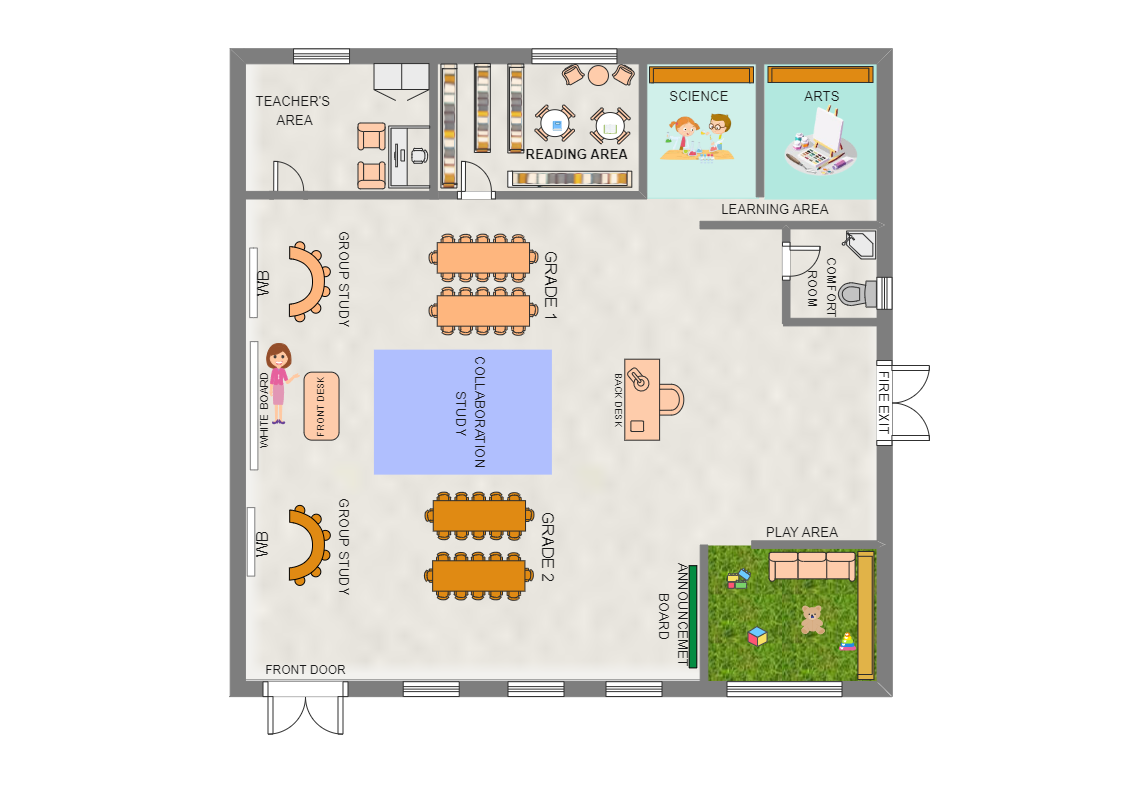 multi-grade-classroom-layout-edrawmax-template