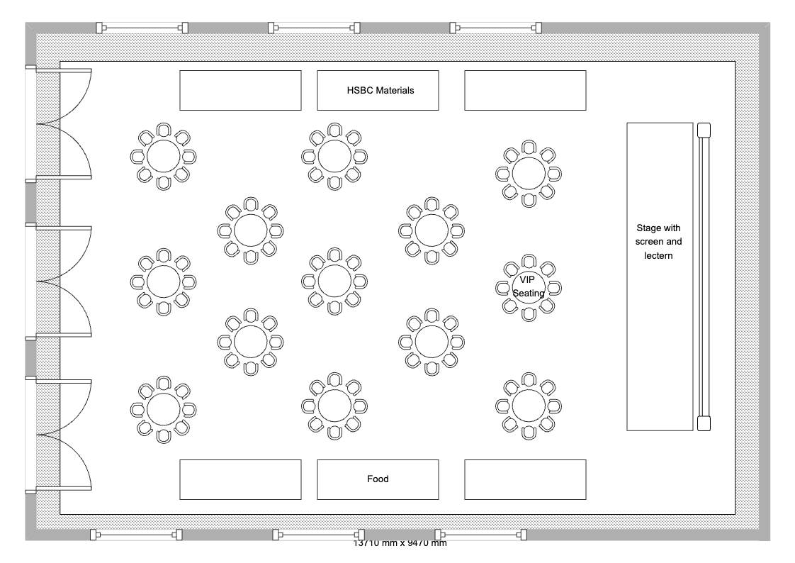 Floor Plan With Conference Room Components