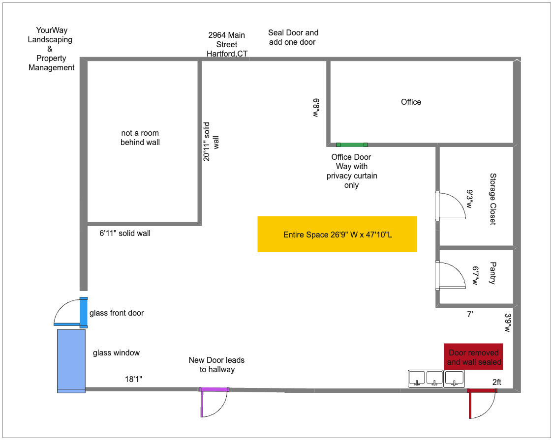 Office Floor Plan With Pantry Area