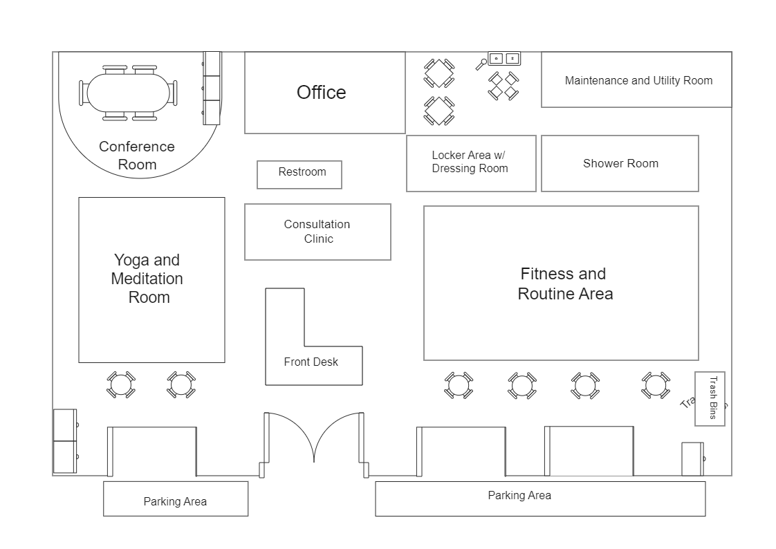 Health and Wellness Center Floor Plan