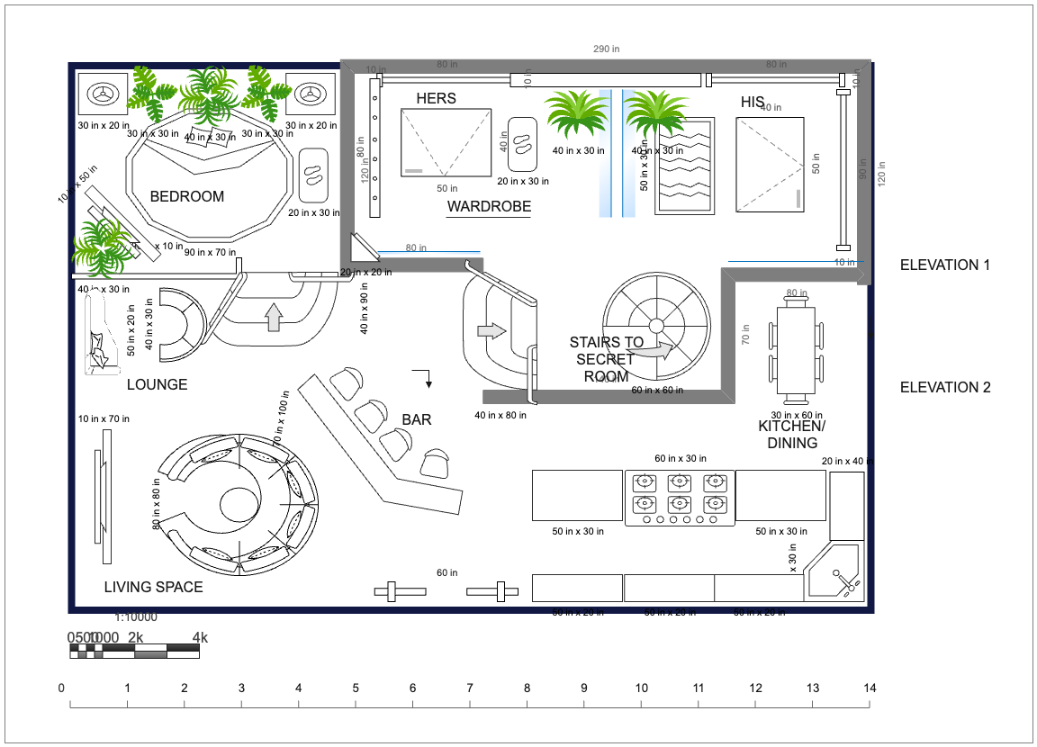 Luxury House Floor Plan Design