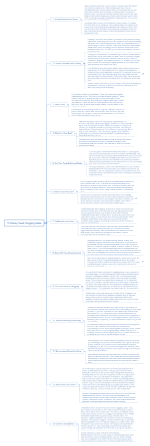 13 Rarely Used Vlogging Ideas