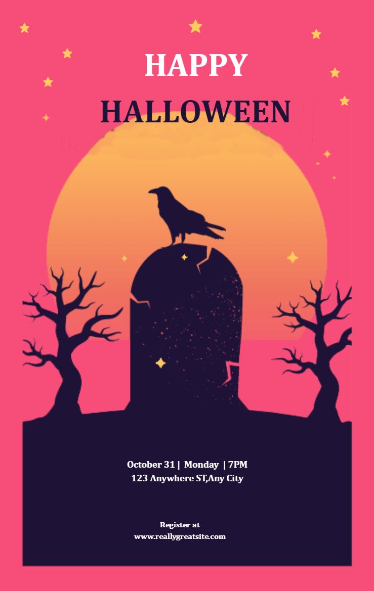 Halloween Event Invitation Instagram Card