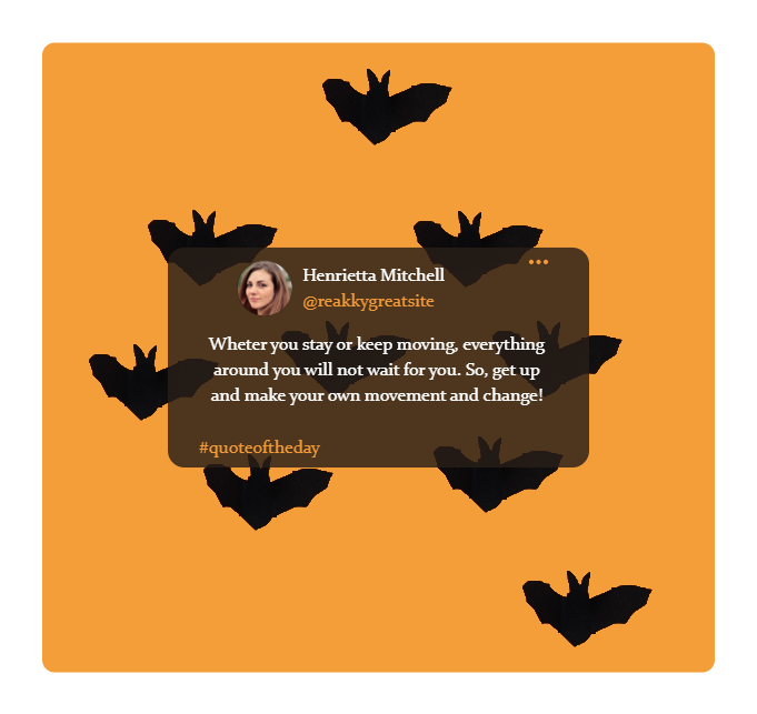 Spooky Halloween Twitter Style Quote