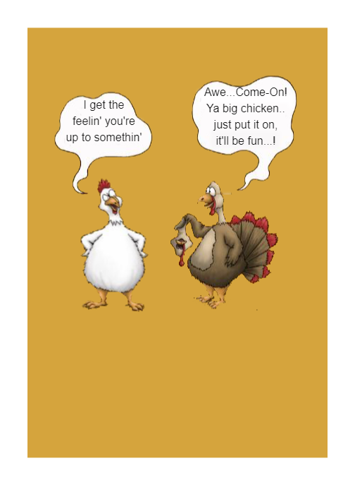 Funny Thanksgiving Cards Online | EdrawMax Template