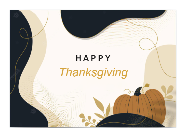 Happy Thanksgiving Card Online