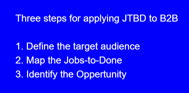 Jobs To Be Done Framework In B2B Research