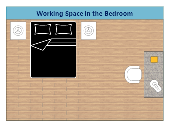 Working Space in the Bedroom