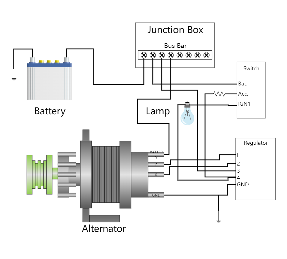 External Electromechanical Voltage Regulator