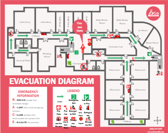 Fire Escape Plan Drawing