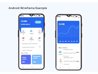 Android Wireframe Example
