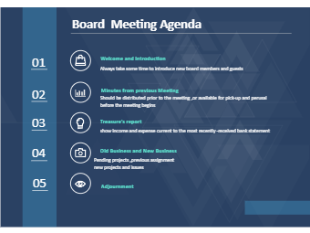 Board  Meeting Agenda