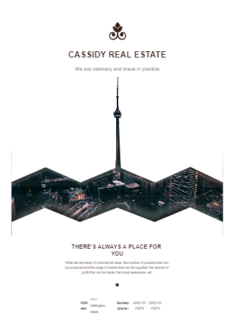 Creative Real Estate Poster