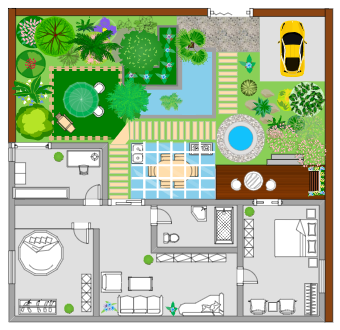 Garden Floor Plan Simple
