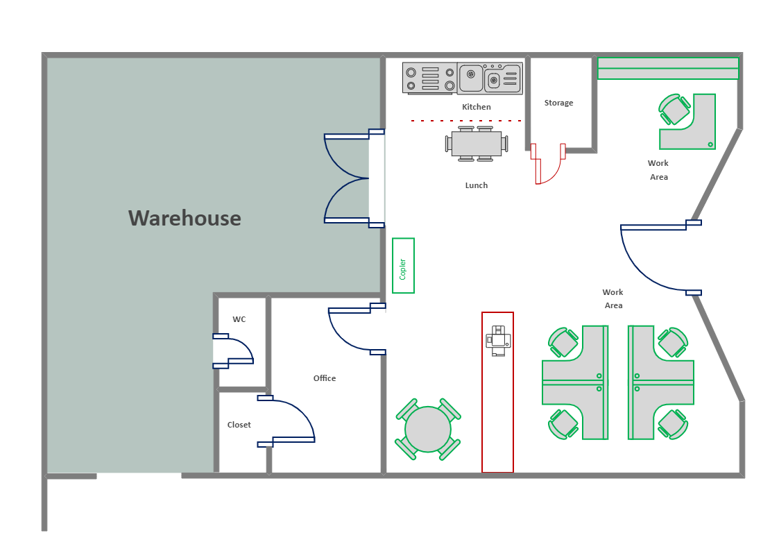 Small Warehouse Floor Plan