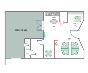 Small Warehouse Floor Plan