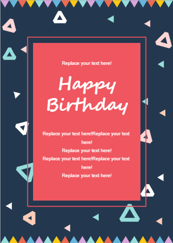 Birthday Card Template