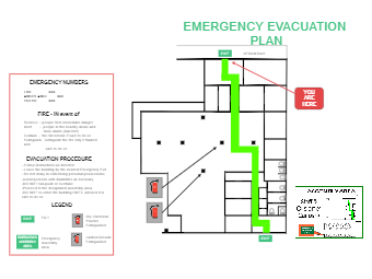 Emergency Evacuation Plan | EdrawMax Templates