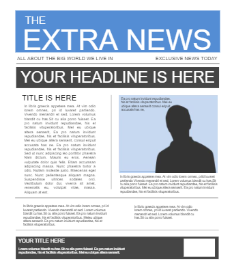 Newspaper Article Template Edrawmax Editable Templates