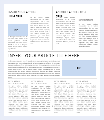 free newspaper template psd