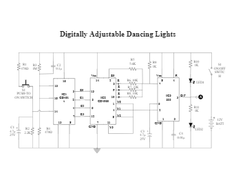 Digitally Adjustable Dancing Lights