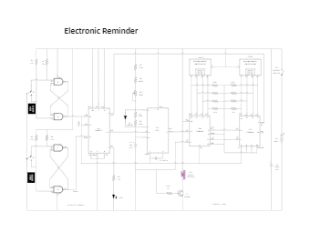 Electronic-Reminder Circuit Diagram