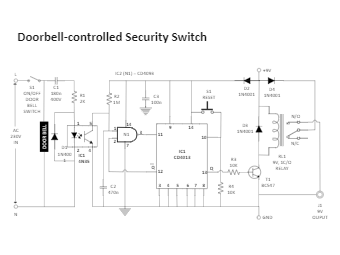 Doorbell-Controlled Security Switch