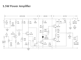 1.5W Power Amplifier