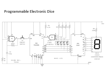 Programmable Electronic Dice