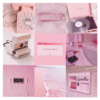 Pink Mood Board