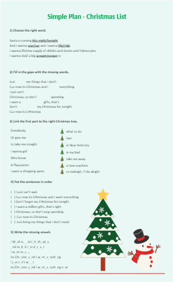 Christmas Checklist Template