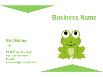 Animal Business Card