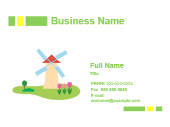 Flower Business Card