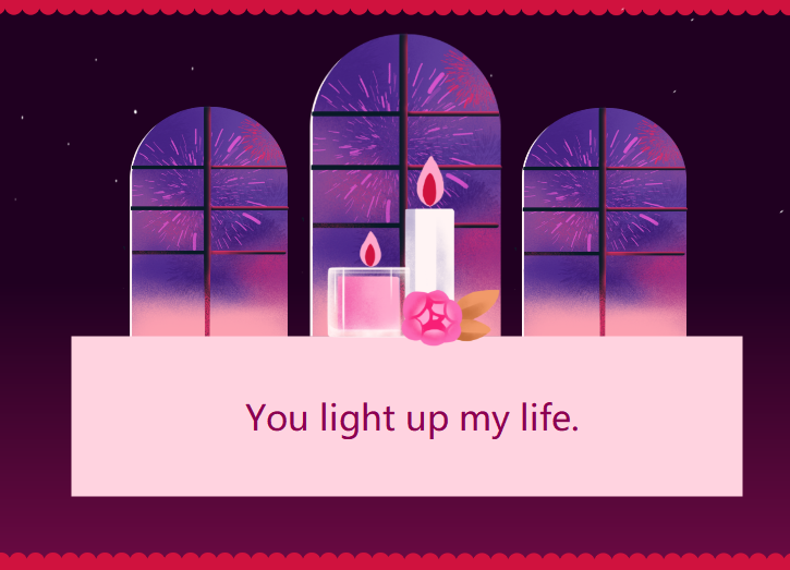 Valentine Kindle Card