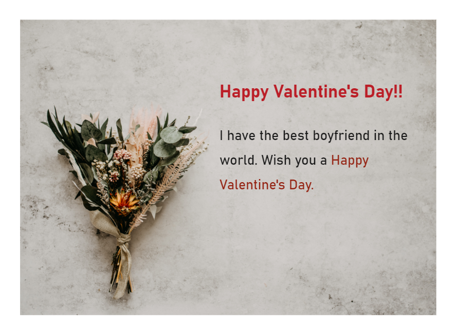 Happy Valentine's Day Quotes for Boyfriend
