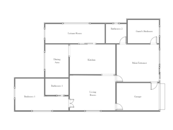 Blank Floor Plan Example