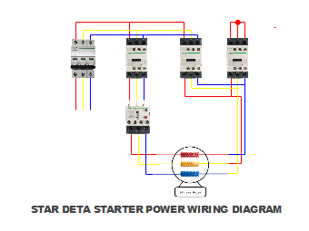 Star Delta Starter Connection Wiring Diagram