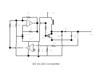 12V to 24V Converter Circuit Diagram