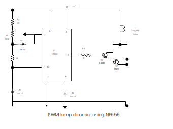 PWM Lamp Dimmer Circuit Example